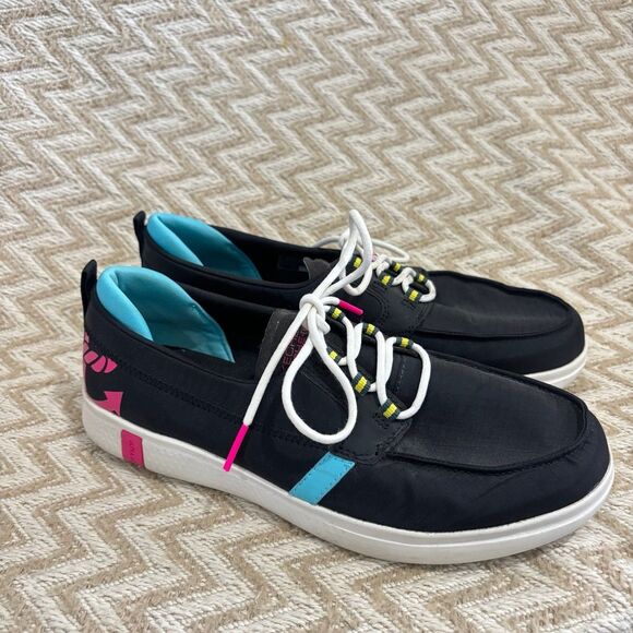 Skechers Shoes - Skechers Women's Glide Ultra Casual Boat Shoes Sneakers Black Multi Size 7.5